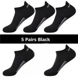 10pairs Men's Fashion Cotton Breathable Comfortable Ankle Socks, Men's Summer Socks