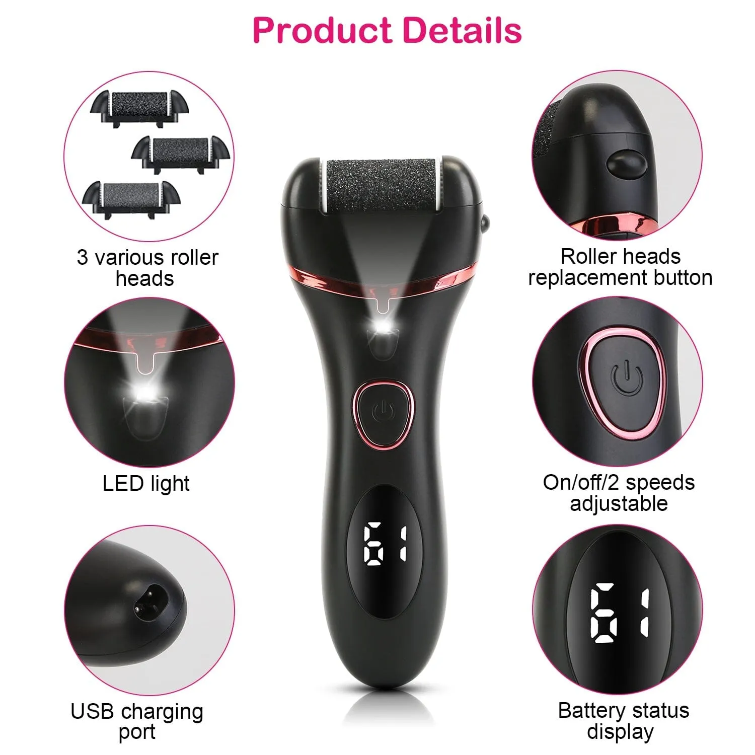 18-in-1 Electric Foot Callus Remover Tool