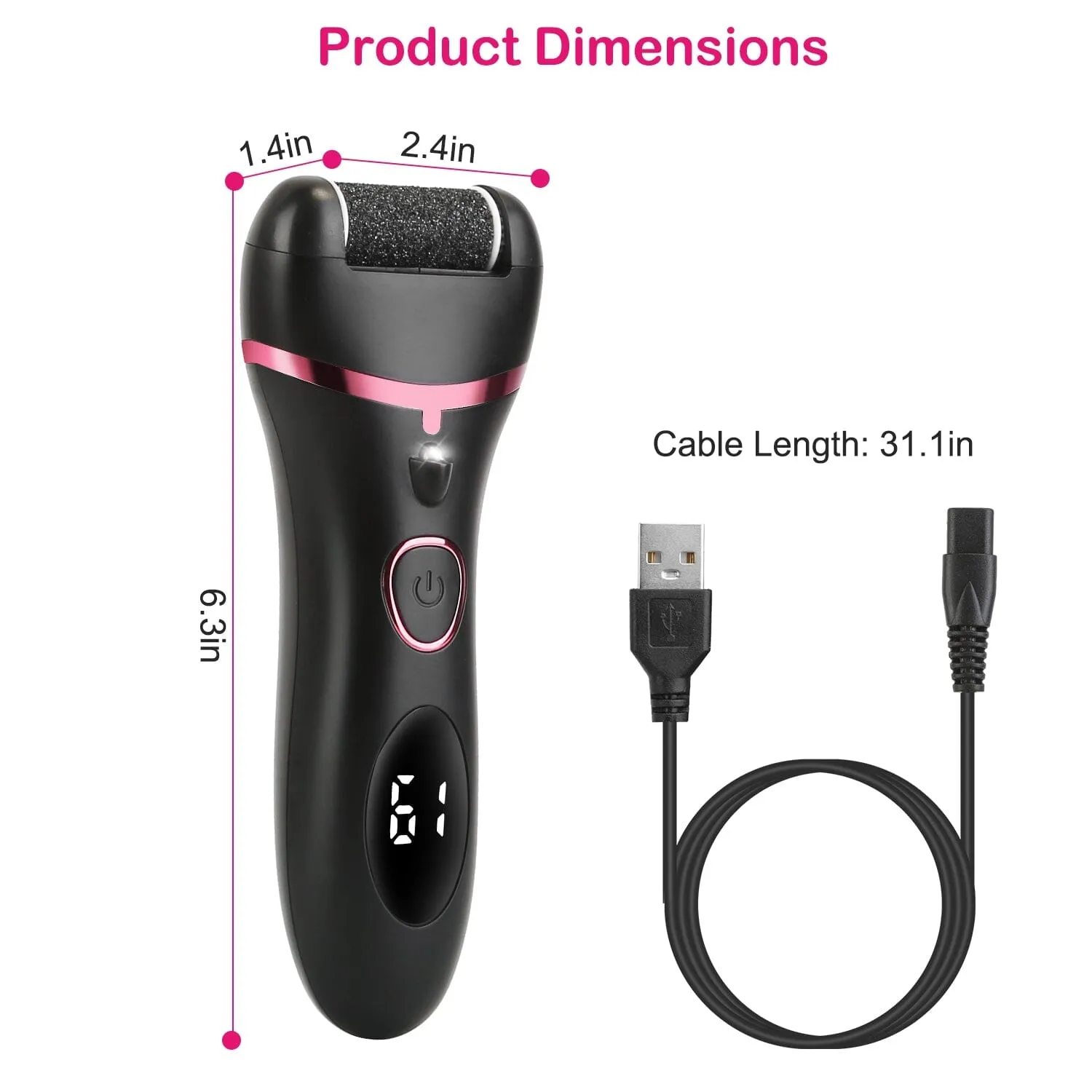 18-in-1 Electric Foot Callus Remover Tool