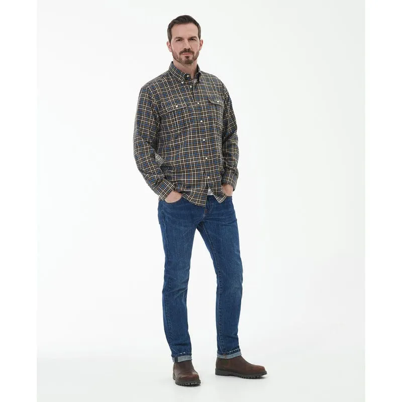 Barbour Foss Mens Tailored Shirt - Navy