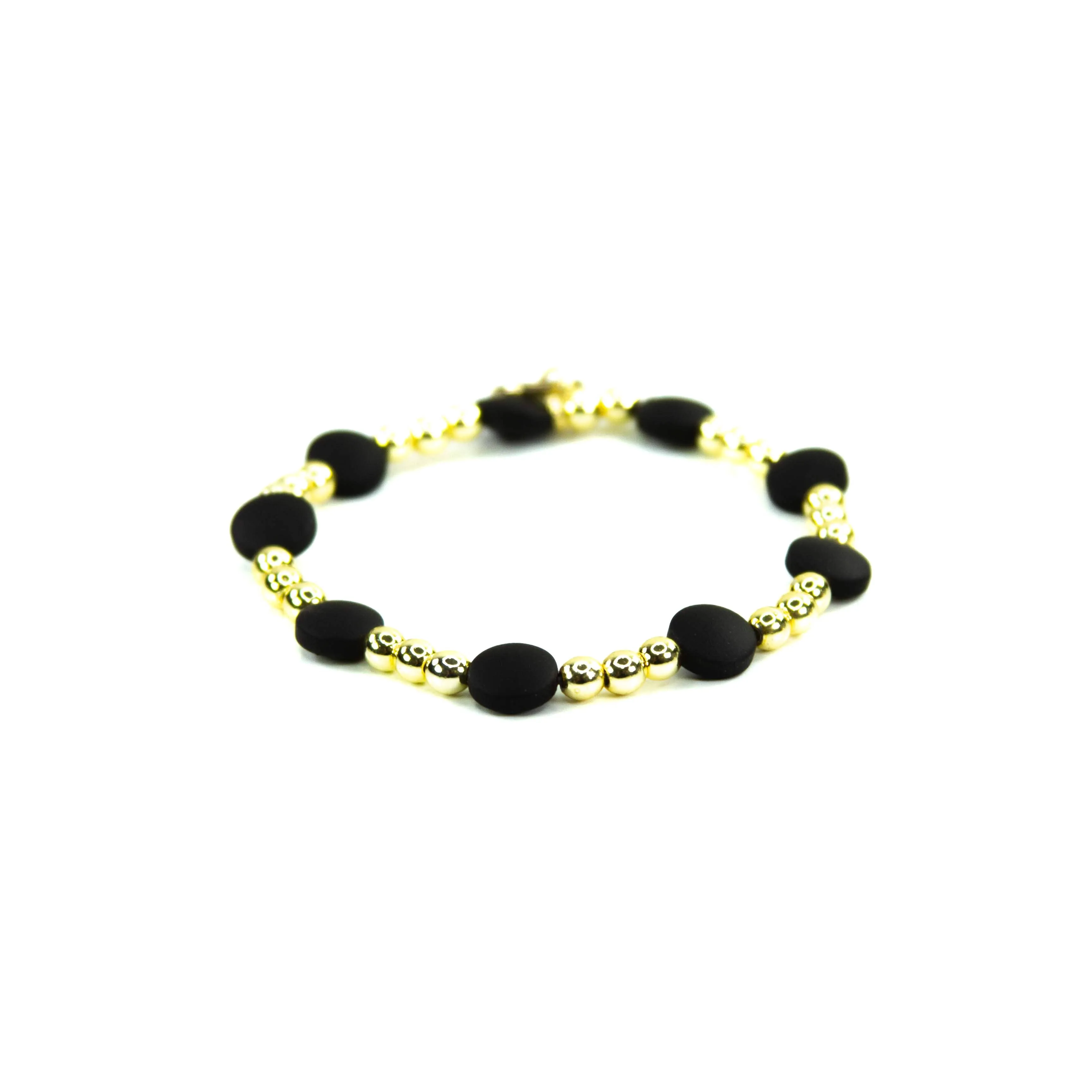 Black Mix Bead Bracelets