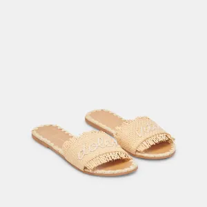 CAMINO SANDALS LT NATURAL RAFFIA - re:vita