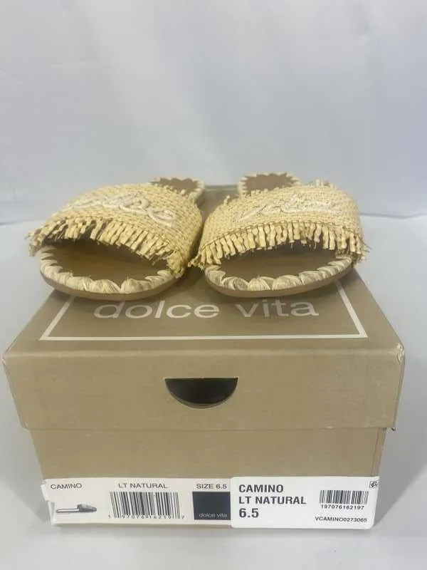 CAMINO SANDALS LT NATURAL RAFFIA - re:vita