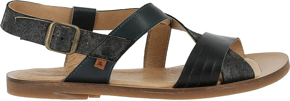 El Naturalista Women's N5181 Dolce Tulip Flat Sandal