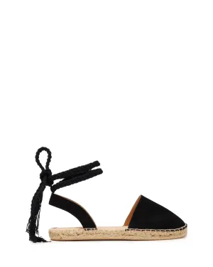 Epernay Espadrille Flat Black