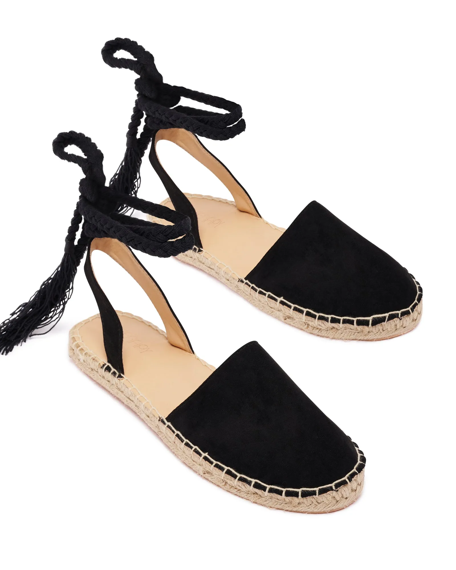 Epernay Espadrille Flat Black