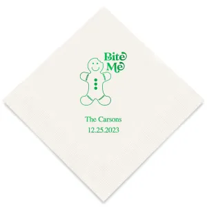 GINGERBREAD MAN PRINTED NAPKINS (50/pkg)