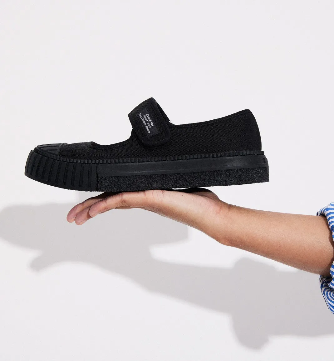 Grace Velcro Mary Jane | Black