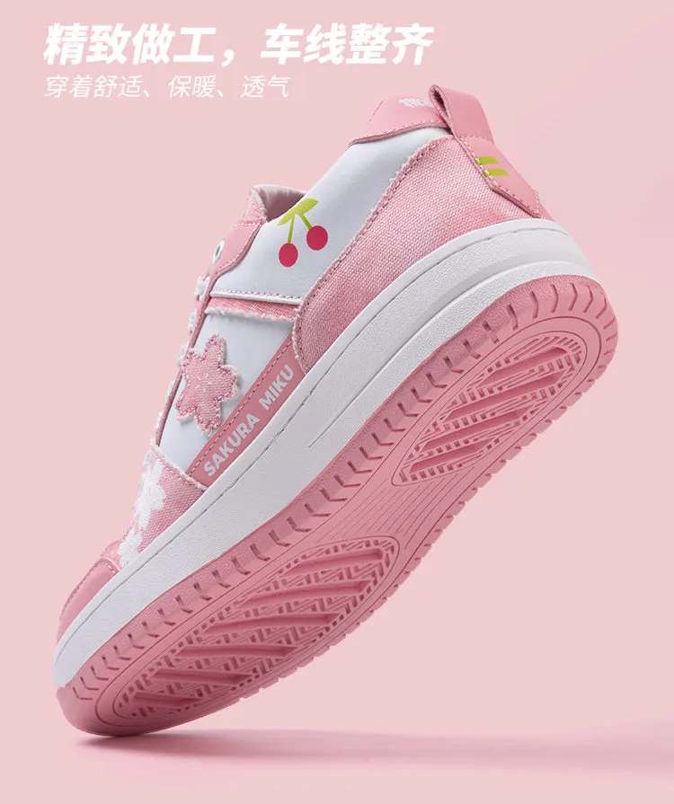 Hatsune Miku - Sakura Miku Travel Happily Sneakers Moeyu