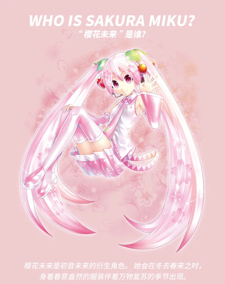 Hatsune Miku - Sakura Miku Travel Happily Sneakers Moeyu