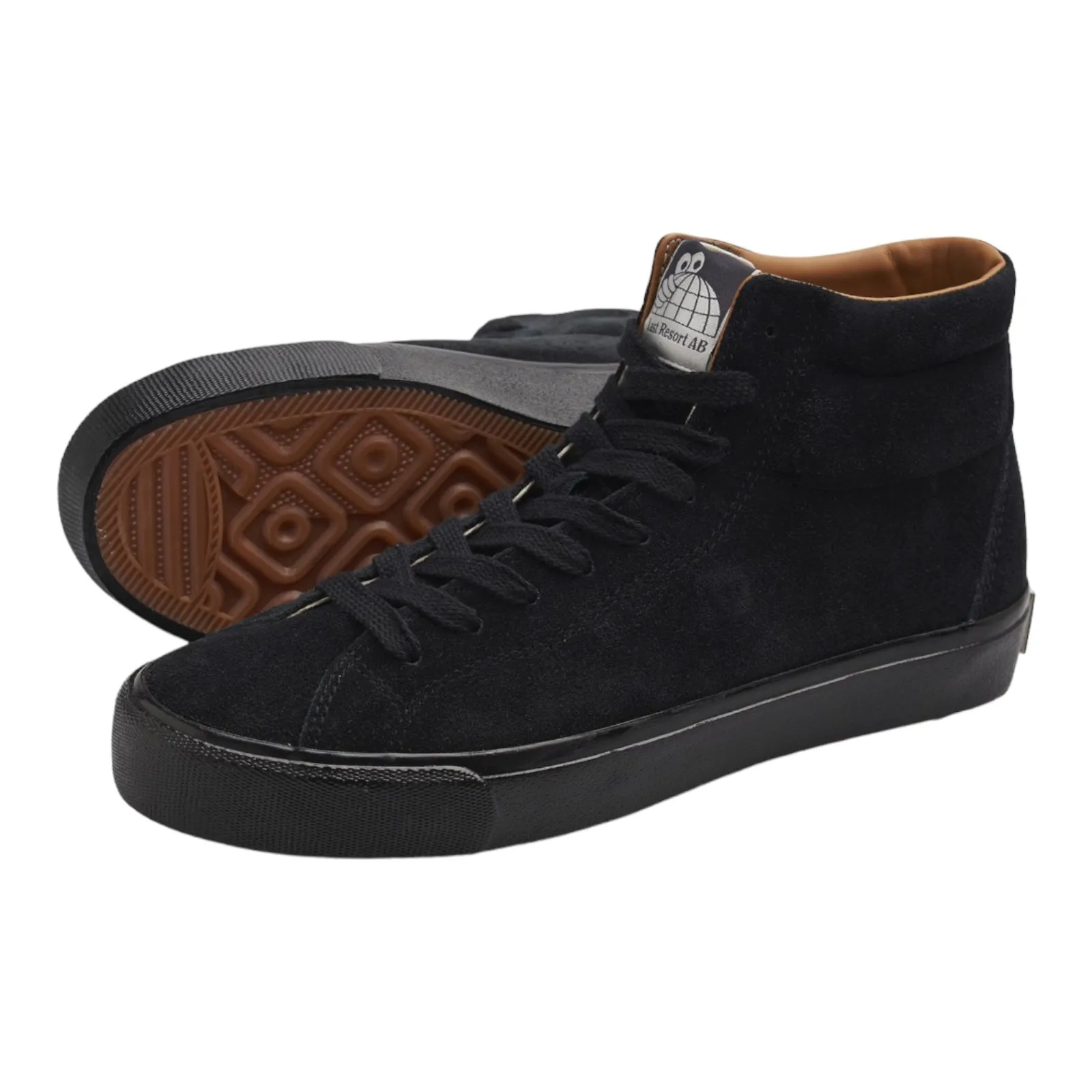 LAST RESORT VM003 SUEDE HI (BLACK/BLACK/BLACK)