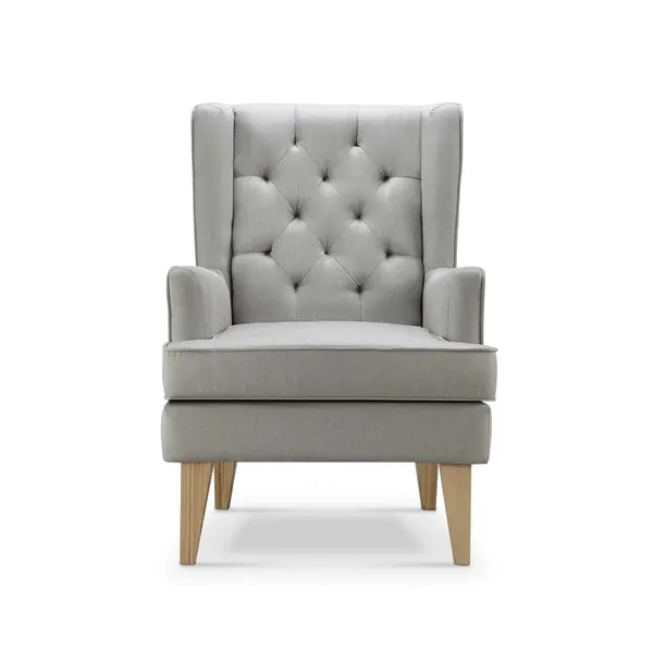 Nested Soothe Easy chair & Rocker Grey/Beech