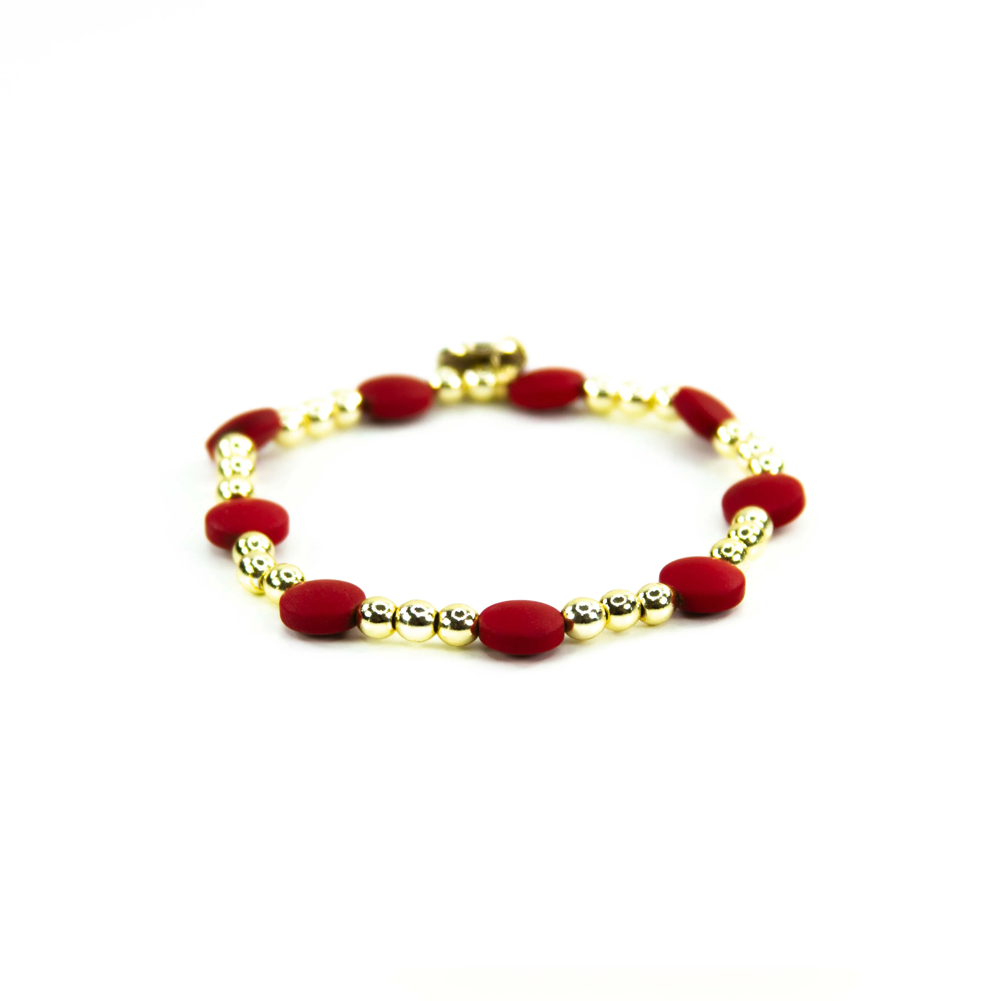 Red Mix Bead Bracelets