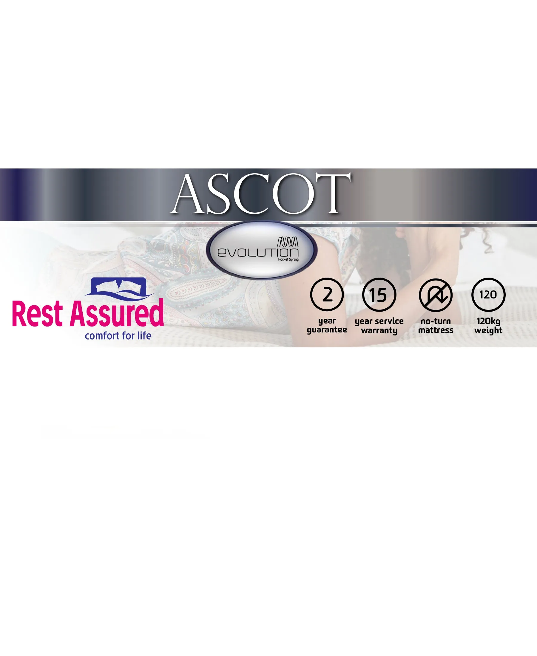 Rest Assured Ascot Queen Bed