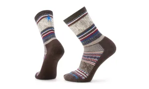 Smartwool Everyday Fair Isle Sweater Light Cushion Crew Socks Color: Chestnut