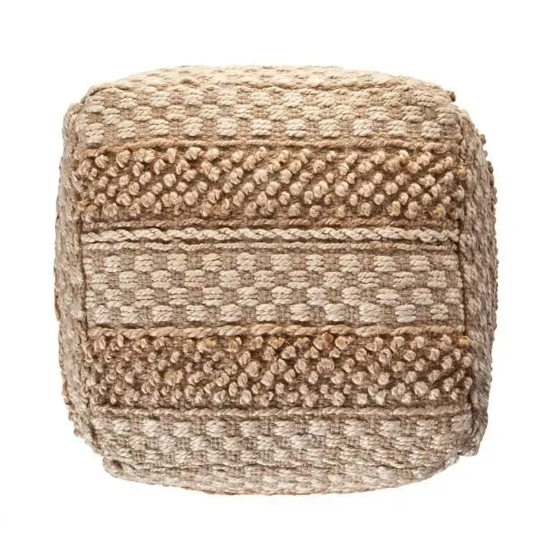 Spruce 99759NAT Natural Pouf