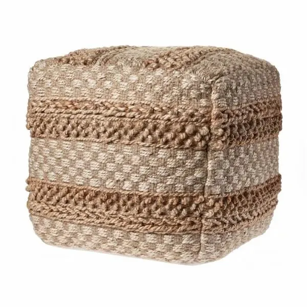 Spruce 99759NAT Natural Pouf