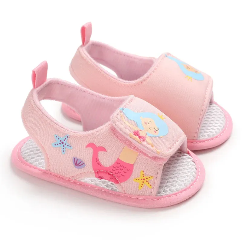 Summer Big Bowknot Breathable Comfortable Soft Sole Princess Sandal Shoe Of 0-18 Months Newborn Male and Female Baby