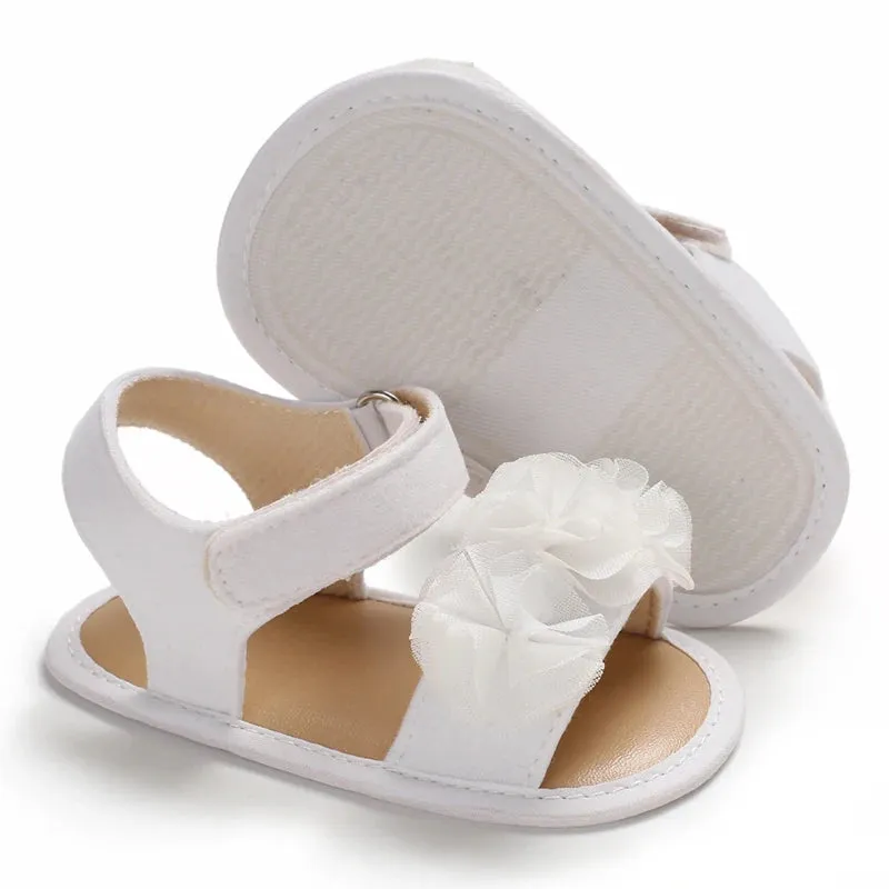 Summer Big Bowknot Breathable Comfortable Soft Sole Princess Sandal Shoe Of 0-18 Months Newborn Male and Female Baby