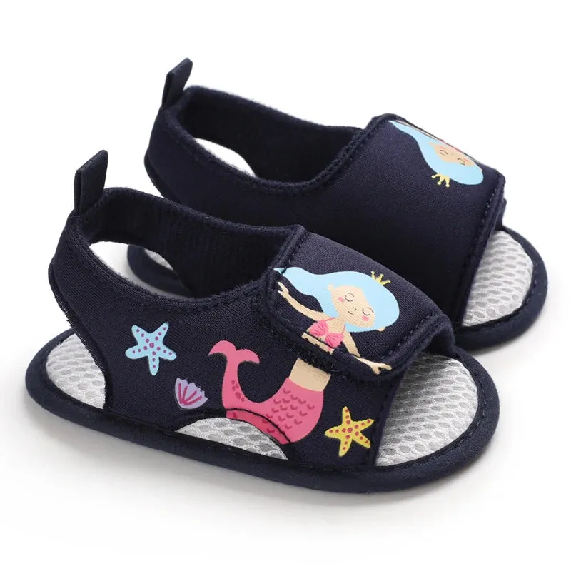 Summer Big Bowknot Breathable Comfortable Soft Sole Princess Sandal Shoe Of 0-18 Months Newborn Male and Female Baby