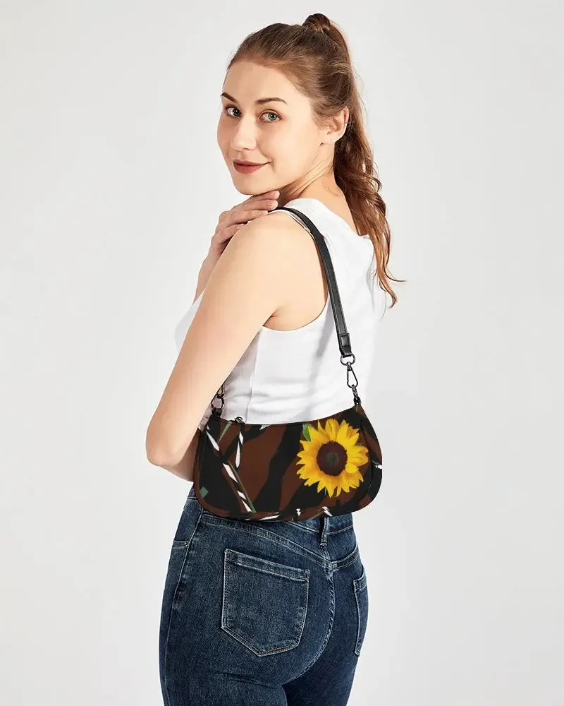 Sunflower Wild Petite Canvas Pouch