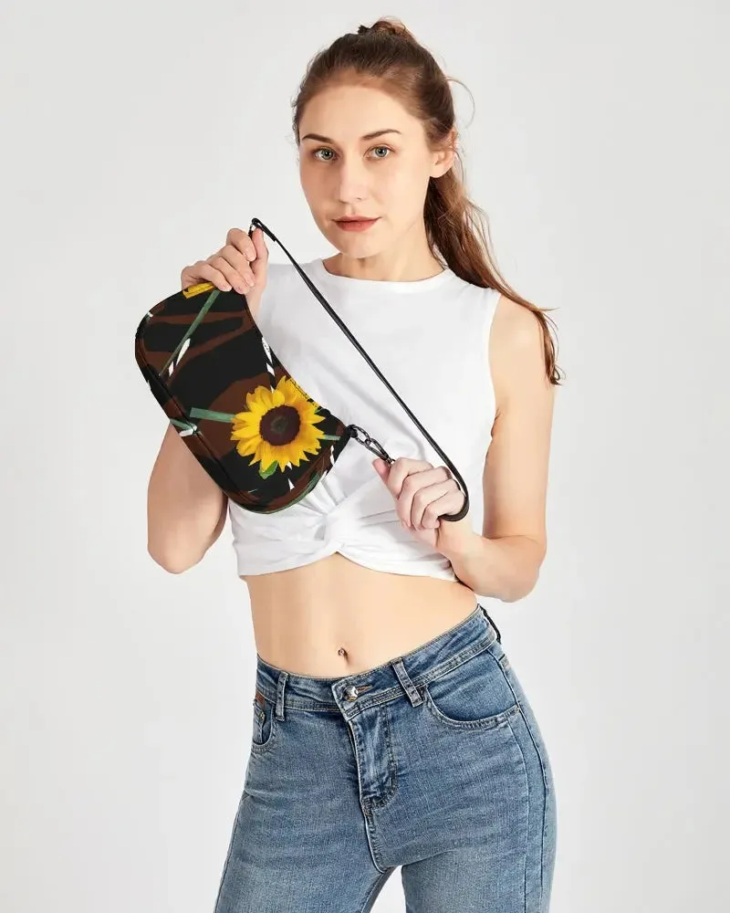 Sunflower Wild Petite Canvas Pouch