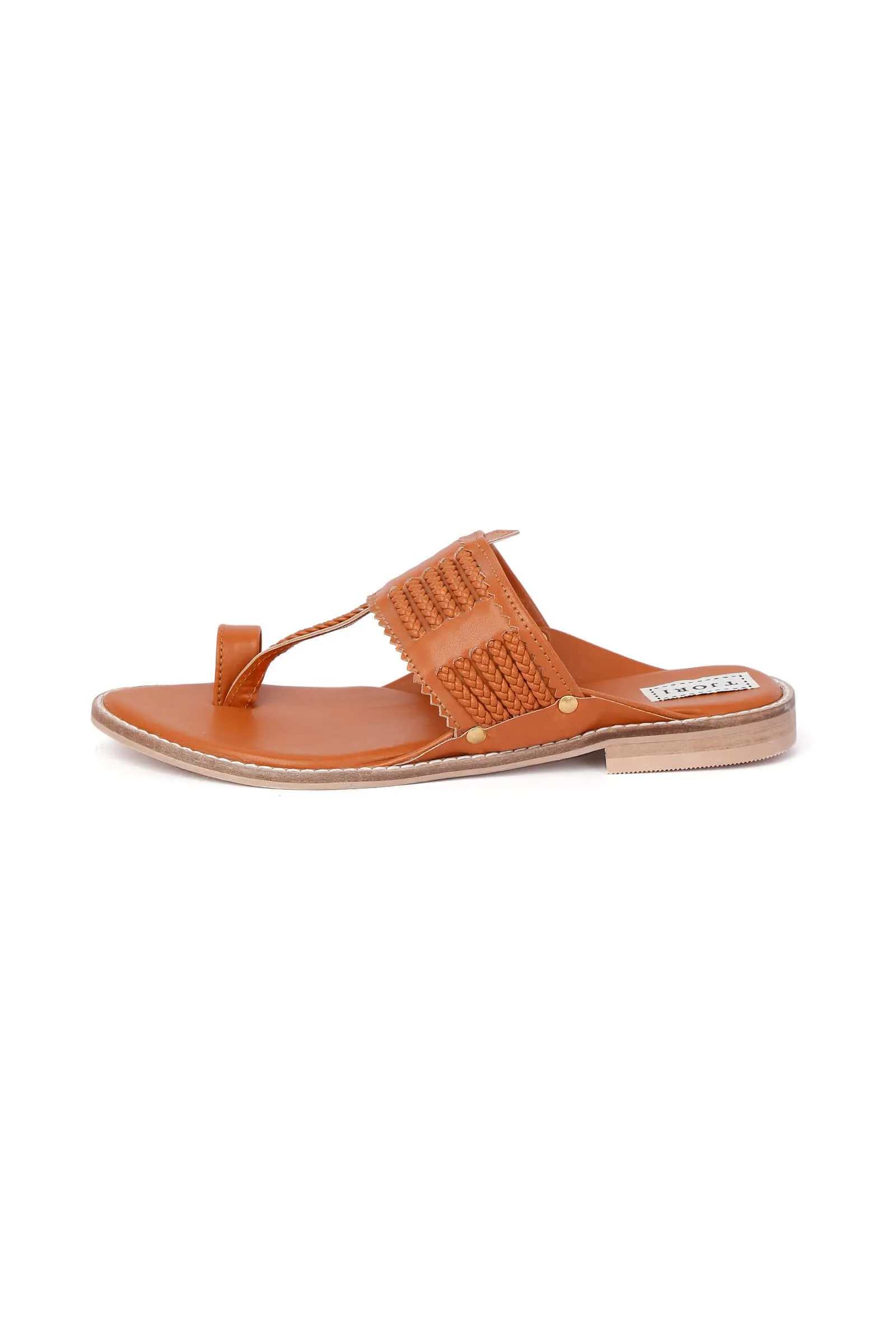 Tan Cruelty-Free Leather Sandals