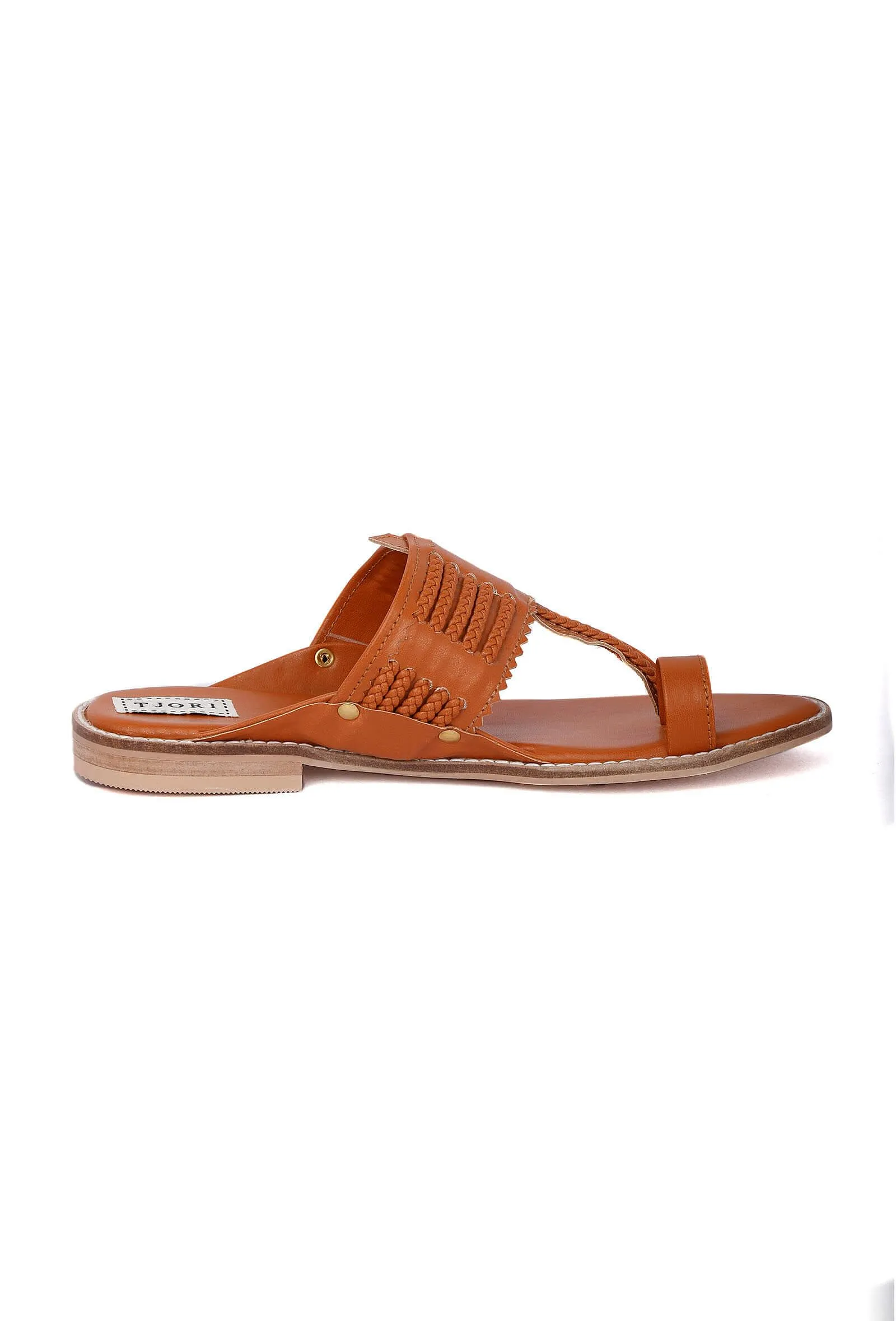 Tan Cruelty-Free Leather Sandals