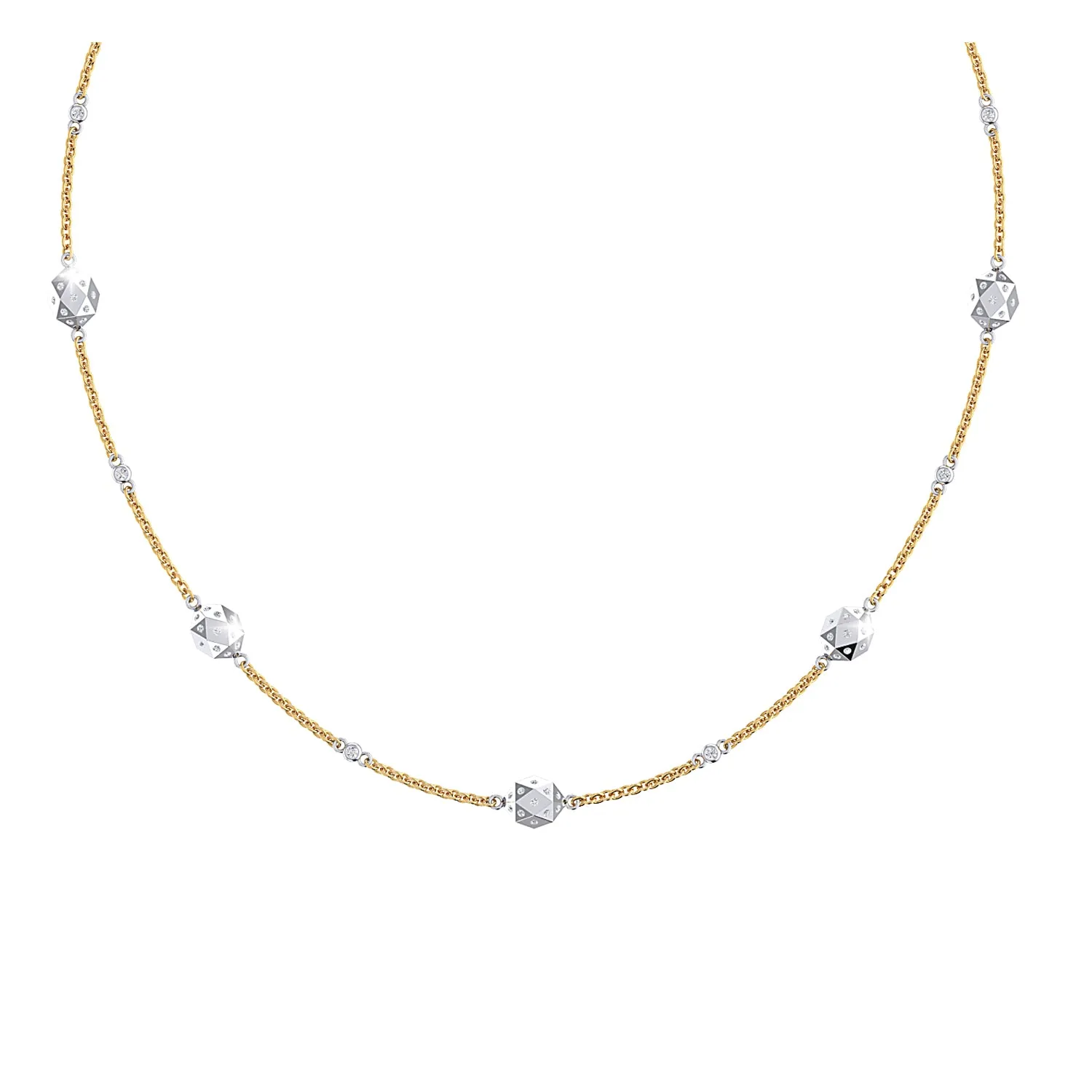 THE HONEY CUBE DIAMOND CHAIN