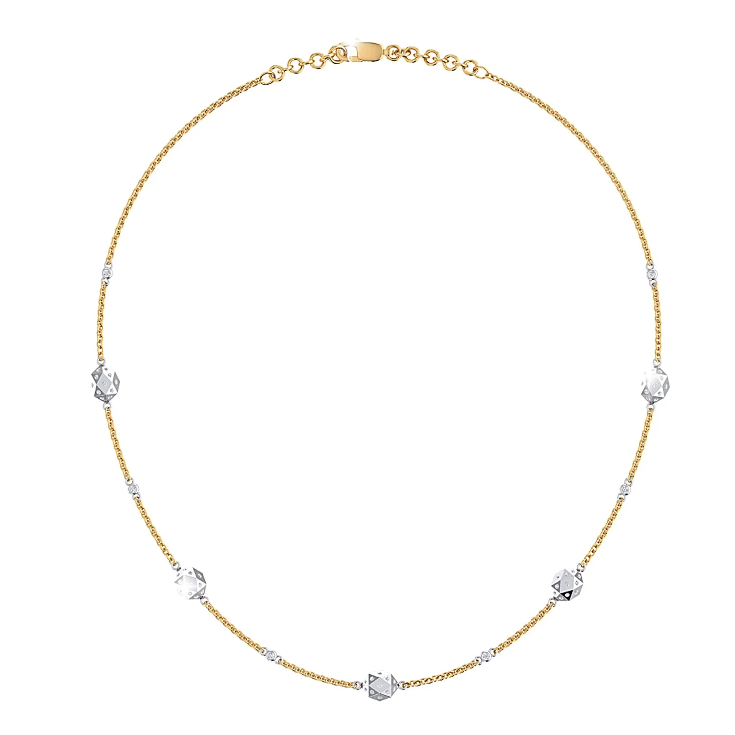 THE HONEY CUBE DIAMOND CHAIN