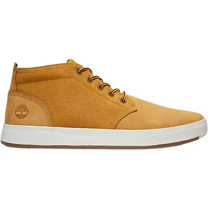 Timberland Men's Davis Square Chukka Shoes - Wheat Nubuck