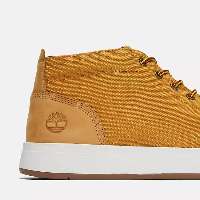 Timberland Men's Davis Square Chukka Shoes - Wheat Nubuck