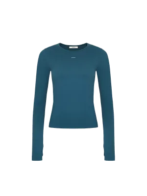 Women's Plant-Stretch Long Sleeve Top—storm blue